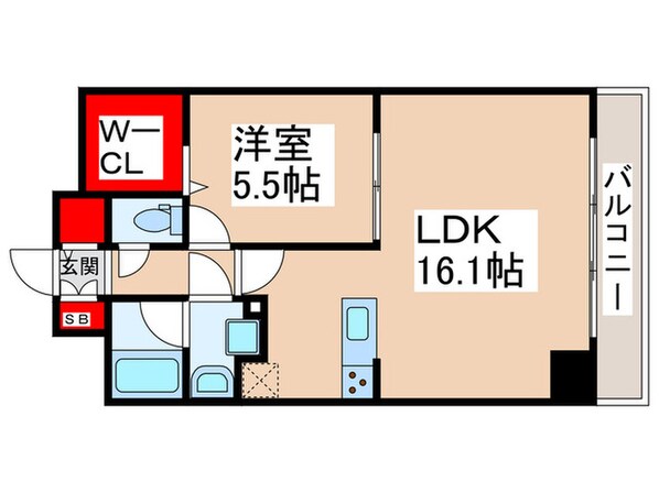 N residence SUMIYOSHIの物件間取画像